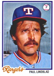 1978 Topps Baseball Cards      314     Paul Lindblad